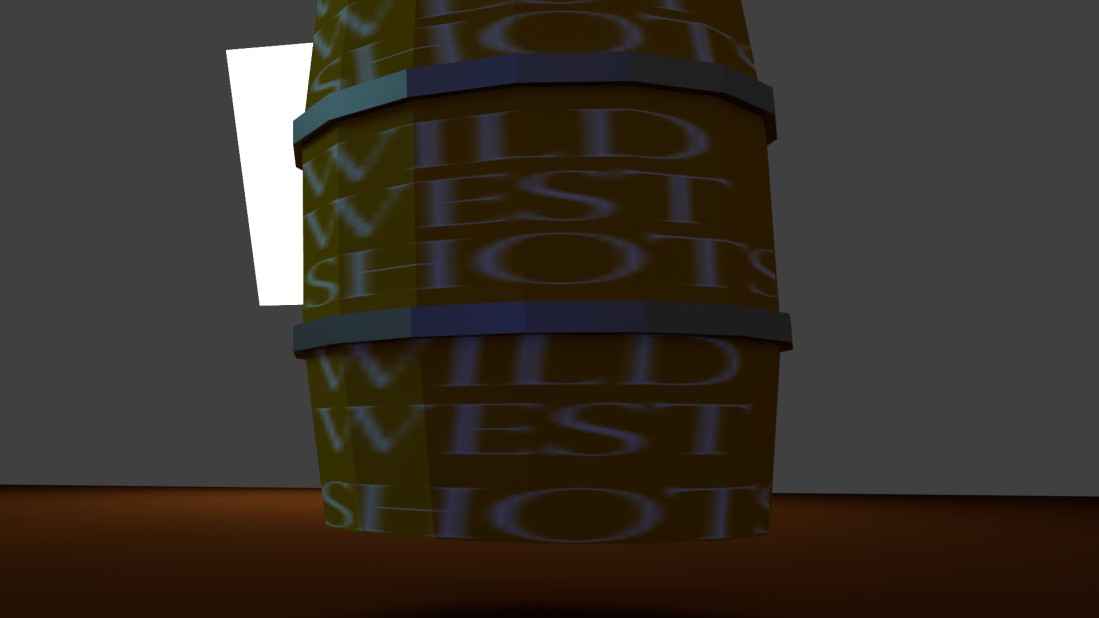 rendered barrel